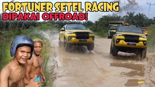 Offroad Pakai Fortuner Setel Racing Sampai Hancur!