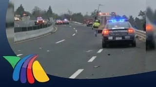 Aparatoso accidente en la autopista Xalapa-Perote