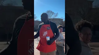 Kid ask’s my Waffle House order at a Home Depot commercial shoot