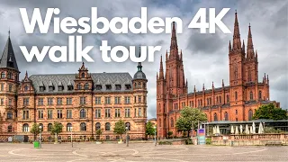 WIESBADEN full city walk tour [4K] - explore this beautiful German city streets