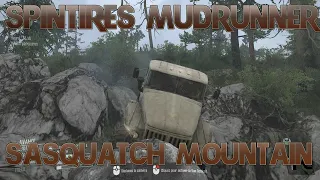 Spintires MudRunner / Map Sasquatch Mountain / Ep3 / Misère avec Le Carburant