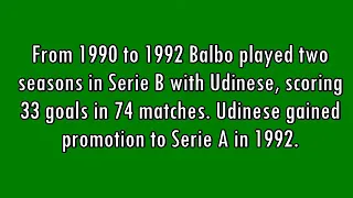 Abel Balbo - 117 goals in Serie A (part 1/3): 1-32 (Udinese 1989-1993)