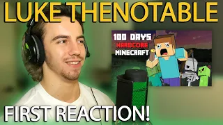 Tdot reacts to Luke TheNotable's 100 Days in Hardcore Minecraft!