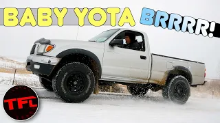 Cheap Truck vs Snow Storm! Can The Tiny Toyota Tackle a Colorado Winter? Baby Yota Ep.2