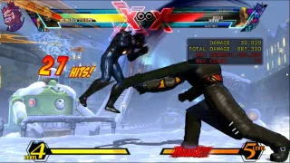 UMVC3 EX 1.5.9.1 - Nemesis Optimal Damage TK Tentacles