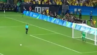 Foi nesse dia em que Neymar foi ovacionado após ter feito o gol do titulo olimpico para nosso país