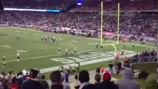 Patriots vs Saints 2013 Brady winning touchdown pass highlights