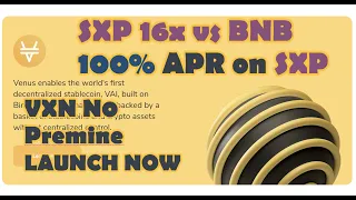 URGENT! Venus VNX No Pre-mine LAUNCHING Now, and SXP 100%+APR!!