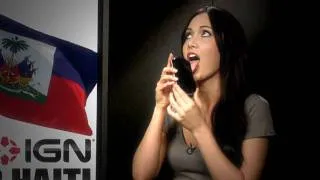 Jessica Chobot from IGN  (IGN For Haiti)  [Hot chick has sex with iPhone]