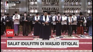 Suasana Salat Id di Masjid Istiqlal