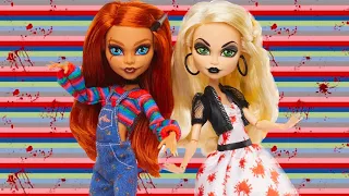 Chucky & Tiffany ~ Monster High Skullector | Doll Review