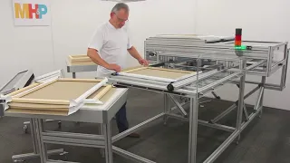 MHP Canvas Stretching Machine - 1st Generation MHP ST [Demo Video]