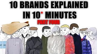 10 Notable Fashion Brands Explained in 10 Minutes (PART FOUR)