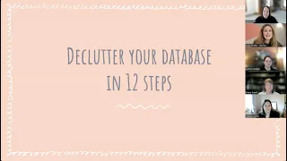 Declutter your database in 12 steps