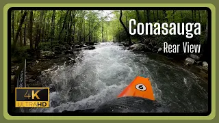 Conasauga (Rear Facing) - Whitewater Kayaking ASMR - No Music / No Talking