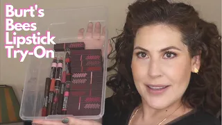 Burt's Bees Lipstick Try-On