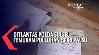 Ditlantas Polda Sulsel Temukan Pulluhan BPKB Palsu