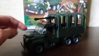 Обзор лего Брик (Carry Truck 811 Военный грузовик)