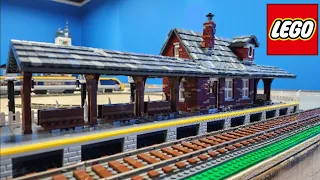 Lego City Update, Building A New Train Station.