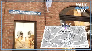 München Viktualienmarkt Walking Tour - 4k