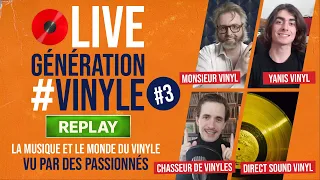 REPLAY 🟢🎙️ LIVE GÉNÉRATION #VINYLE : le PRIX du VINYLE et la HAUSSE TARIFAIRE du DISQUE 💸