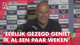 'DE BAL hebben we BIJNA NIET AFGESTAAN' | Feyenoord-trainer Slot GENOOT van 1-5 tegen FC Utrecht