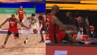 Refs vs Rockets - Highlight | PJ Tucker kicked a chair