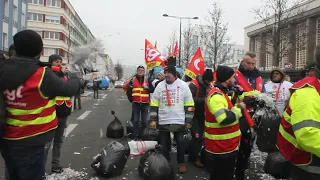 Le Havre -Manifestation Anti Retraite Macron -24 01 20 2