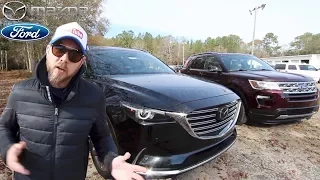 NEW 2018 Mazda CX9 GT vs 2018 FORD Explorer XLT | In Depth Review