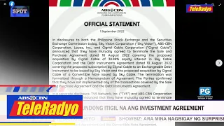 ABS-CBN TV5 nagkasundong itigil na ang investment agreement | ON THE SPOT (1 September 2022)