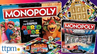 The Super Mario Bros. Movie Monopoly and NBA Prizm Monopoly