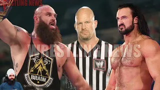 Drew Mcintyre vs Braun Strowman WWE Universal Championship Stone Cold Special Guest Referee