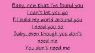 The Foundations- Baby, now that I found you (Lyrics)