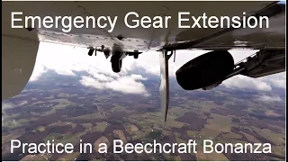 *EMERGENCY* Gear Extension Tips, Tricks & Practice in a V tail Beechcraft Bonanza N122SN