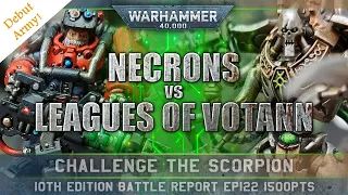 10th Edition Leagues of Votann vs Necrons Warhammer 40K Battle Report 1500pts CTS122