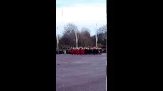 Begin of Change of guard Buckingham palace 2016