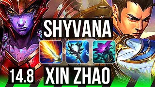 SHYVANA vs XIN ZHAO (JGL) | 500+ games | NA Master | 14.8