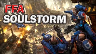 FFA в Warhammer 40K : Soulstorm с космодесантом, хаосом и эльдарами