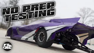 More RC No Prep Drag Car Testing!! | More Crashes?!?!