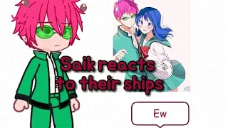 Saiki Reacts to their ships! || Gachaclub || Gacha reaction || Saiki K ships || Anime Gacha