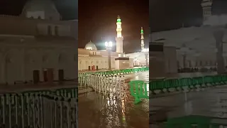 rehmat Baras Rahi Hai Mohammad Ke Shahar Mein#madinah pak ma Barish #