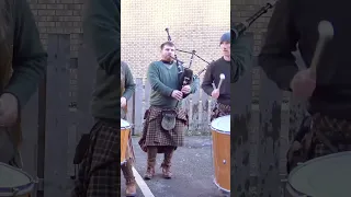 Wild men Scottish street music Clanadonia Keepin' it tribal in Perth City Centre Scotland #shorts