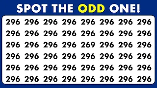 HOW GOOD ARE YOUR EYES? | CAN YOU FIND THE ODD NUMBERS? l Puzzle Quiz - #64