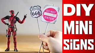How to Make Easy Mini Signs!