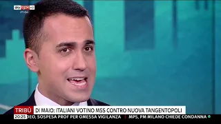 Luigi Di Maio ospite a Sky TG24 16/05/2019