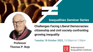 LSE III Event | Citizenship and civil society confronting growing inequality
