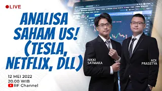Analisa saham US bareng (Tesla, Coca-cola, Netflix,dll) | Belajar US Stock & Option
