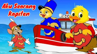 Aku Seorang Kapiten ❤️ lagu Anak | Bebek Care Naik Kapal