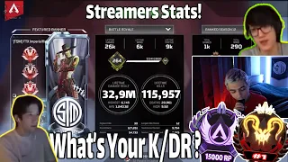 Apex Streamers Stats Ft (iiTztimmy, Aceu, Nickmercs, TSM ImperialHal & More)