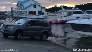 Boat Ramp Fails | Towing 30 foot boats with a Lexus?